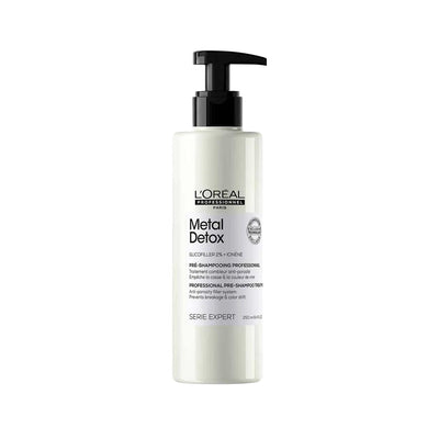 Loreal Professionnel Paris Metal Detox Pre-Shampoo Treatment 250ml - Detoxify and Protect Colored Hair