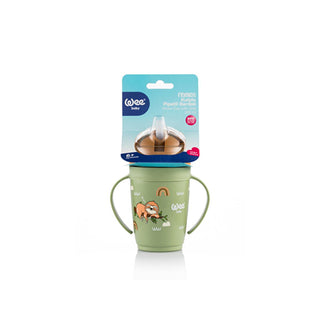 wee baby sippy cup green, soft straw for infants 265ml Wee Baby Sippy Cup Green - 265ml Soft Straw for Infants | 6+ Months Wee Baby Sippy Cup Green - 265ml Easy Grip Design wee-baby, sippy-cup, soft-straw, baby-drinking, infant-cup, easy-grip, spill-proof, 6-months-plus, baby-products, ai-generated