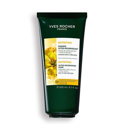 Besleyici Prebiyotik Maske for Dry & Very Dry Hair - Nourishing Hair Mask with Organic Camelina Oil