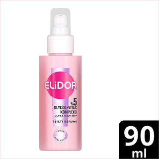 Elidor Ultra Işıltı 100 Işıltı Serum - Intense Shine Hair Serum for Dry, Damaged Hair - 3.04 fl oz Elidor Ultra Işıltı Serum - Intense Shine for Dry Hair hair serum, intense shine, hair repair, damage protection, Vitamin C hair care, dry hair solution, damaged hair repair, dull hair treatment, nourishing hair serum, lightweight hair serum, non-greasy hair serum, daily hair care, pre-styling hair protection, post-color treatment hair care