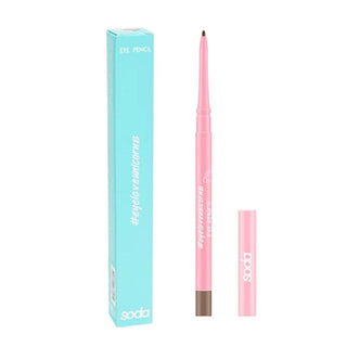 Soda Eye Pencil - Waterproof Eye Makeup with Built-in Sharpener - Chocolate Cake Soda Eye Pencil - Waterproof & Long-Lasting waterproof eye pencil, long-lasting eyeliner, eye makeup, cosmetics, makeup pencil, durable eye makeup, easy application, vibrant colors, built-in sharpener, precise lines, everyday makeup, evening makeup, long-lasting makeup, smudge-proof, tear-resistant