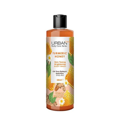 Urban Care Turmeric Honey Body Wash Gel - Natural Skincare, Moisturizing & pH Balanced Cleanser