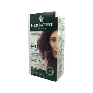 Herbatint Herbal Hair Dye FF3 Prune - Plum, Ammonia-Free, Natural Ingredients, Long-Lasting Color