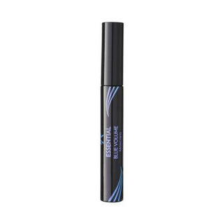 golden rose blue essential volume mascara, blue mascara wand, mascara tube, swatch of blue mascara on lashes Golden Rose Blue Essential Volume Mascara - Eye-Enhancing Formula | 04 Blue Golden Rose Volume Mascara - Blue in 04 golden-rose, mascara, blue-mascara, volume-mascara, makeup, eye-makeup, makeup-lovers, women, beauty, ai-generated