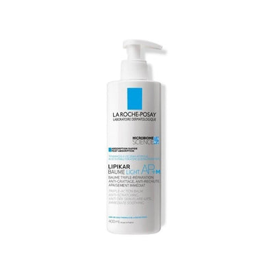 La Roche-Posay Lipikar Baume Light AP+M 400ml - Moisturizing Body Balm for Dry, Sensitive Skin