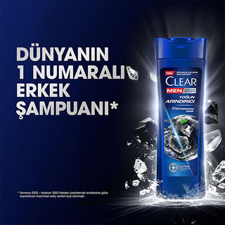 Clear Men: Intense Clean Anti-Dandruff Charcoal Shampoo - Deeply Cleanses Oily, Itchy Scalp & Controls Dandruff for Men - 11.83 fl oz Clear Men Charcoal Shampoo: Anti-Dandruff, Deep Cleanse anti-dandruff shampoo, men's shampoo, charcoal shampoo, deep cleansing shampoo, shampoo for oily scalp, shampoo for itchy scalp, kepek şampuanı, men's anti dandruff shampoo, purifying shampoo, oil control shampoo, shampoo, men's hair care, dandruff treatment, itchy scalp relief, oily scalp solution, charcoal, taurine, am