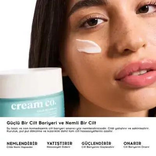 Cream Co. Hydrating Facial Moisturizer Set for Sensitive Skin: Hyaluronic Acid, Niacinamide, Vegan Skincare - Repair & Protect, Improve Skin Texture Cream Co. Facial Moisturizer: Hydrate Sensitive Skin, Vegan facial moisturizer, sensitive skin moisturizer, hyaluronic acid serum, niacinamide moisturizer, vegan skincare, skin barrier repair cream, hydrating face cream, redness relief moisturizer, skin texture improvement, cloud moisturizer, moisturizer, sensitive skin, hyaluronic acid, niacinamide, vegan, ski
