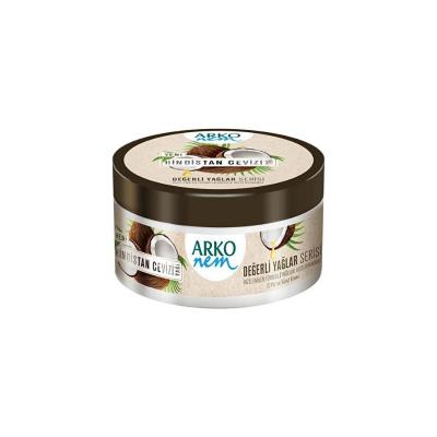 Arko Moisturizing Cream with Coconut Oil - Non-Greasy Hydrating Body Cream for Dry Skin, 8.45 fl oz