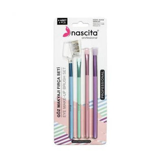 Nascita Makeup Brush Set - 4 Piece Eye Makeup Brushes for Precise Application Nascita 4-Piece Makeup Brush Set for Precise Eye Makeup Makeup Brush Set, Eye Makeup Brushes, Beauty Tools, Cosmetic Brushes, Nascita Makeup Brushes, Makeup Essentials, Beauty Enthusiasts, Precise Makeup Application, Eye Makeup, Makeup Tools, Cosmetic Tools, Nascita, 4-Piece Brush Set, Specialized Makeup Brushes