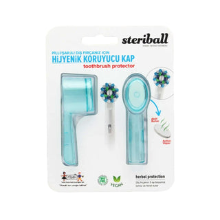 Steriball Hygienic Toothbrush Holder - Light Blue 2-Pack for Electric Toothbrushes - Bathroom Organizer Steriball Hygienic Toothbrush Holder - Clean Storage for Electric Toothbrushes toothbrush holder, hygienic toothbrush container, electric toothbrush holder, Steriball toothbrush accessory, bathroom organizer, oral hygiene, bathroom storage, light blue bathroom accessories, durable bathroom products, Steriball electric toothbrush, toothbrush storage, bathroom gifts, hygiene products