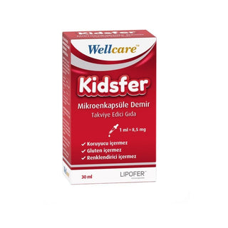 Wellcare Kidsfer Iron Supplement Drops for Kids - Supports Healthy Iron Levels, 30 ml Wellcare Kidsfer Iron Drops for Kids - Supports Healthy Iron Levels iron supplement for kids, children's iron drops, nutritional supplement for children, iron deficiency support, kids health supplement, Wellcare Kidsfer, iron supplement drops, healthy iron levels, natural iron supplement, children's health supplement, supplement for kids, iron deficiency prevention