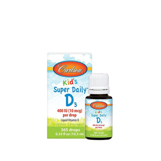 Carlson Kids Daily D3 Vitamin D3 Supplement for Children - 400 IU per Drop, Supports Bone Health & Development - 10.3 ml Bottle Carlson Kids Daily D3 - Vitamin D3 Supplement for Kids Vitamin D3 for kids, Children's health supplement, Carlson Kids Daily D3, 400 IU Vitamin D3, Kids nutritional supplements, Vitamin D supplement, Child health, Bone health support, Dietary supplements for kids, Healthy bones, Nutritional health for children, Daily Vitamin D3, Kids health products