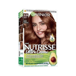 garnier nutrisse ultra creme chocolate coffee hair color, nourishing ingredients of garnier hair dye Garnier Nutrisse Ultra Creme Hair Color - Chocolate Coffee | 5.35 Garnier Nutrisse Ultra Creme - Chocolate Coffee Hair Color garnier, hair-color, vegan-hair-color, chocolate-coffee, permanent-hair-dye, nourishing, all-hair-types, ai-generated, cruelty-free, hair-care