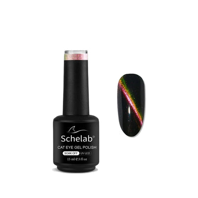 Schelab Cat Eye Gel Polish Kedi GšzŸ Jel Oje 58 - Long Lasting Gel Nail Polish for At-Home Nail Care