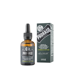 Proraso Cypress Vetiver Beard Care Oil - Nourishing, Conditioning, Unique Scent for Men's Grooming Proraso Cypress Vetiver Beard Oil - Nourishing Men's Grooming beard care oil, cypress vetiver scent, Proraso beard oil, men's grooming products, beard nourishment, beard care, grooming, personal care, men's hygiene, cypress scent, vetiver scent, beard growth, beard health, beard softening, 30 ml, 1.01 fl oz, Proraso, cosmetic, personal care product