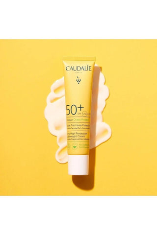 Caudalie Vinosun SPF 50+ Lightweight Fragrance-Free Sunscreen Cream - Vegan, ...