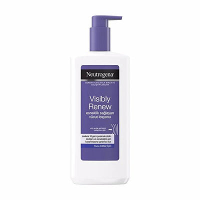 Neutrogena Visibly Renew Body Lotion - Intensely Moisturizing, Collagen Boosting, Non-Greasy Dry Skin Care for Women & M