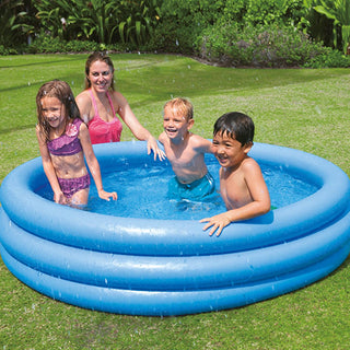 Intex Kristal Mavi Inflatable Swimming Pool: Safe, Fun Water Play for Kids - 57.87" Diameter, Durable Vinyl Intex Inflatable Pool: Kids Summer Fun! inflatable swimming pool, kids inflatable pool, childrens swimming pool, small inflatable pool, backyard pool for kids, portable swimming pool, intex inflatable pool, kristal mavi pool, 3 ring inflatable pool, inflatable pool 147cm, inflatable pool, kids pool, childrens pool, small pool, backyard pool, portable pool, intex pool, kristal mavi, 3 ring pool, pool 1