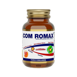 Com Romax 60 Tablet - Joint Health Supplement with Glucosamine, Chondroitin, and Type 2 Collagen Com Romax 60 Tablet - Joint Health Supplement joint health supplement, glucosamine chondroitin, type 2 collagen supplement, MSM benefits, Boswellia extract benefits, joint pain relief, dietary supplement for joints, joint health support, cartilage health, connective tissue support, anti-inflammatory, joint comfort, flexibility, mobility, athletes, fitness enthusiasts, proactive joint health
