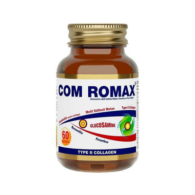 Com Romax 60 Tablet - Joint Health Supplement with Glucosamine, Chondroitin, and Type 2 Collagen