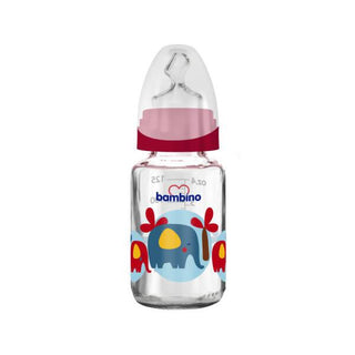 bambino glass bottle slow flow red elephant, bambino 125ml glass bottle Bambino Glass Bottle - Slow Flow 125ml | Red Elephant Bambino Glass Bottle - Slow Flow 125ml | Red Elephant bambino, glass-bottle, slow-flow, baby-feeding, newborn, parents, baby-products, ai-generated, infant-toddler, red-elephant-design