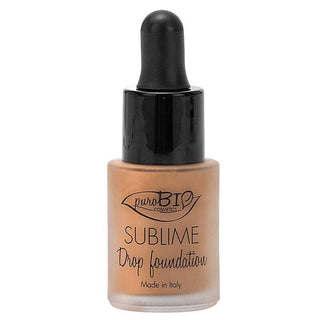 purobio sublime drop foundation shade 03, purobio liquid foundation bottle, makeup application with purobio foundation PuroBio Sublime Drop Foundation - Perfect Finish | 03 PuroBio Sublime Drop Foundation - Perfect Finish purobio, foundation, liquid-makeup, cosmetics, beauty, flawless-skin, anti-oxidants, makeup-for-skin, non-comedogenic, ai-generated