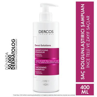 Vichy Dercos Densi-Solutions Volumizing Shampoo: Thickening Shampoo for Thin, Weak Hair with Biotin & Organic Olive Oil - Paraben Free, 13.5 fl oz Vichy Dercos: Volumizing Shampoo for Thin Hair | Biotin & Olive Oil thin hair shampoo, weak hair shampoo, volumizing shampoo, hair thickening shampoo, biotin shampoo, organic olive oil shampoo, paraben free shampoo, shampoo for fine hair, hair strengthening shampoo, Vichy Dercos shampoo, shampoo, hair care, hair volume, thin hair, weak hair, biotin, organic olive