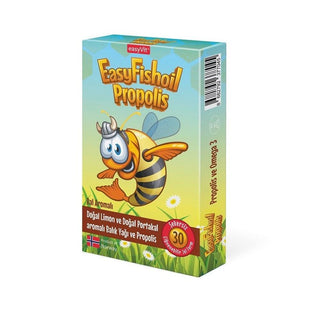 EasyFishoil - Chewable Fish Oil Supplements with Propolis for Heart & Brain Health - Natural Lemon & Orange Flavor EasyFishoil Chewable Omega 3 for Heart & Brain Health Fish Oil Supplements, Chewable Vitamins, Omega 3 Supplements, Propolis Health Benefits, Natural Dietary Supplements, Health and Wellness, Dietary Health, Heart Health Supplements, Brain Health Supplements, Immune System Support, Natural Health Products, Supplements for Adults, Supplements for Children, Lemon Flavored Supplements, Orange Flav