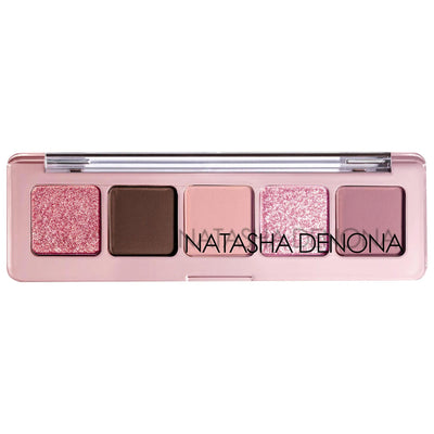 Natasha Denona Mini Rose Eyeshadow Palette - 5 Shade Compact Makeup for Natural to Glamorous Looks, Cruelty-Free, Gluten