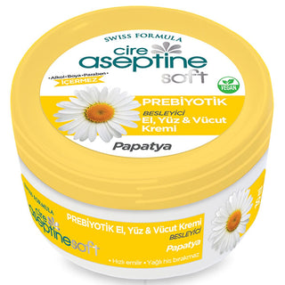 Cire Aseptine Soft Papatya Moisturizing Cream - Prebiotic, E Vitamin Enriched, Paraben-Free Cire Aseptine Moisturizing Cream - Prebiotic & E Vitamin Enriched moisturizing cream, prebiotic skincare, E vitamin enriched cream, chamomile extract skincare, paraben-free moisturizer, dermatologically tested cream, skincare, natural ingredients, sensitive skin, dry skin, nourishing cream, chemical-free cosmetics