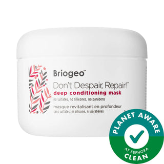 Briogeo Don't Despair, Repair! Deep Conditioning Hair Mask: Natural, Vegan & Cruelty-Free Hydration for Dry, Damaged Hair - Reduces Breakage! Briogeo Deep Conditioning Hair Mask: Repair, Hydrate & Strengthen deep conditioning hair mask, damaged hair repair mask, natural hair mask, vegan hair mask, cruelty-free hair mask, hair breakage treatment, hair strengthening mask, silicone-free hair mask, dry hair mask, organic hair mask, hair mask, deep conditioner, hair repair, natural hair care, vegan hair care, cr