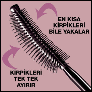 maybelline lash sensational waterproof mascara, volumizing mascara with fan effect brush Maybelline New York Lash Sensational Waterproof Mascara - Volumizing Formula for Defined Lashes | 0.27 fl. oz. Maybelline Lash Sensational Waterproof Mascara maybelline, waterproof-mascara, volumizing-mascara, makeup, beauty, women, cosmetic, natural-ingredients, rose-oil, ai-generated