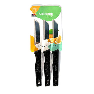 Solingen 3-Piece Knife Set with Ergonomic Handle - High-Carbon Stainless Steel, Durable and Sharp Solingen 3-Piece Knife Set - Sharp & Durable Kitchen Knives knife set, stainless steel knives, ergonomic handle knives, high-carbon cutlery, kitchen knife set, cooking essentials, kitchen gadgets, cutlery, cooking tools, Solingen knives, durable knives, sharp knives, kitchen must-haves, home cook gifts, culinary tools