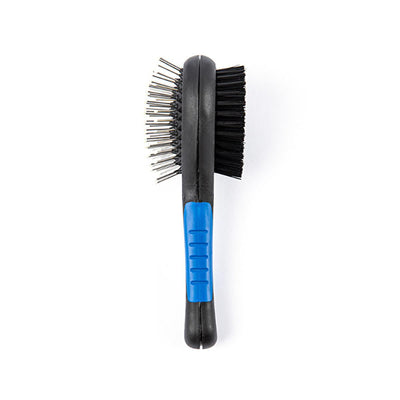 City Pets Pet Grooming Brush - Dual-Sided Ergonomic Pet Care Tool for Comfortable Grooming & Massage