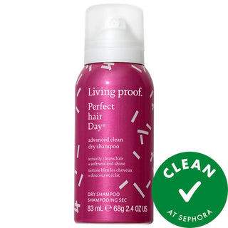 Living Proof Mini Perfect hair Day (PhD) Advanced Clean Dry Shampoo - Vegan, Chemical-Free Hair Care Living Proof PhD Advanced Clean Dry Shampoo - Vegan & Chemical-Free Dry Shampoo, Advanced Clean Hair Care, Vegan Hair Products, Chemical-Free Hair Care, Sustainable Hair Products, Mini Size, Hair Care, Living Proof, Clean Beauty, Cruelty-Free, Gluten-Free, Paraben-Free, Sulfate-Free, Hair Refresh, Oil Control, Softness, Shine, Manageability