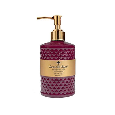 Savon De Royal Luxury Vegan Baroque Pearl Liquid Hand Soap: Fragrant, Moisturizing, Alcohol & Paraben-Free Formula for S