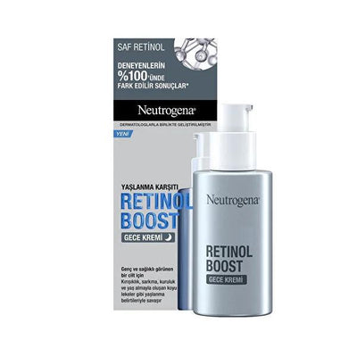 Neutrogena Retinol Boost Anti-Aging Night Cream - Reduce Wrinkles, Dark Spots & Dryness