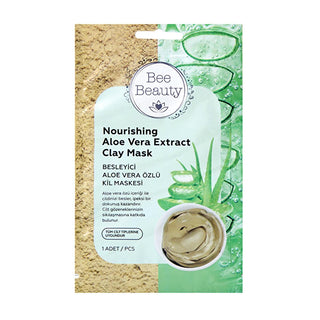 bee-beauty-aloe-vera-clay-mask, clay-mask-in-use, ingredients-illustration, before-after-results Bee Beauty Aloe Vera Infused Clay Mask - Hydrating and Purifying | All Skin Types Bee Beauty Aloe Vera Clay Mask bee-beauty, aloe-vera, clay-mask, hydrating-skincare, all-skin-types, facial-mask, skin-nourishment, deep-clean, natural-beauty, ai-generated