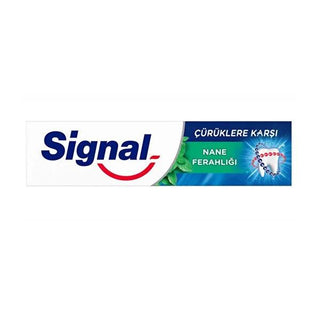 Signal Toothpaste - Mint Flavored Oral Hygiene for Fresh Breath - 3.38 fl oz Signal Toothpaste - Fresh Breath & Oral Hygiene toothpaste, mint flavored toothpaste, oral hygiene, fresh breath, Signal toothpaste, oral care, dental hygiene, mint toothpaste, breath freshener, toothpaste with active ingredients, refreshing toothpaste, family oral care