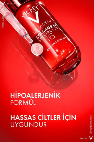 Vichy Collagen Specialist 16 Bonding Serum: Clinically Proven Facial Serum for Wrinkle Reduction & Improved Skin Elasticity - Boost Collagen, Restore Youthful Radiance Vichy Collagen Serum: Wrinkle Reduction & Skin Elasticity collagen serum, anti-aging serum, wrinkle reduction, skin elasticity, Vichy collagen specialist, collagen boosting serum, firming serum, facial serum, aging skin, fine lines, collagen-boosting skincare, skincare, beauty, women's skincare, youthful skin, face serum, skin firming, skin r