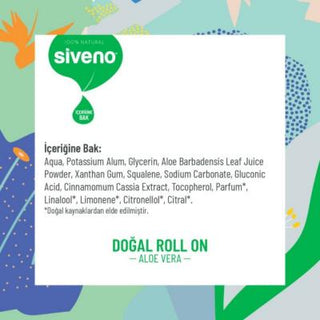 Siveno Aloe Vera Roll-On Deodorant: Natural, Soothing, & Refreshing Underarm Care for Sensitive Skin - Aluminum & Paraben Free Siveno Aloe Deodorant: Natural, Soothing for Sensitive Skin Aloe Vera roll-on deodorant, Natural deodorant, Sensitive skin deodorant, Aluminum-free deodorant, Paraben-free deodorant, Soothing deodorant, Refreshing deodorant, Aloe vera underarm care, Gentle deodorant, Roll-on antiperspirant alternative, deodorant, natural, sensitive skin, aluminum-free, paraben-free, soothing, refres