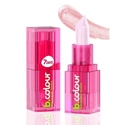 7Days B.Colour Barbie Holographic Lipstick - Vegan, Moisturizing, Trendy Lip Color