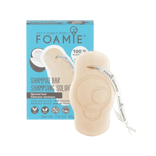 Foamie Shake Your Coconuts Shampoo Bar - Coconut-Based, Sustainable, 80g Foamie Shake Your Coconuts Shampoo Bar - Sustainable & Coconut-Based shampoo bar, coconut shampoo, solid shampoo, sustainable hair care, eco-friendly hair care, natural shampoo, hair nourishment, travel-friendly shampoo, Foamie Shake Your Coconuts, sustainable living, reduce plastic waste, coconut-based shampoo, gentle hair care, environmentally conscious products