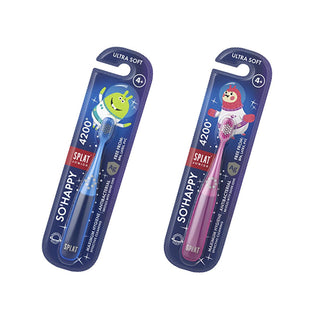 Splat Ultra Junior Çocuk Diş Fırçası - Ekstra Yumuşak, Gümüş İyonlu, Bisfenol A İçermeyen Splat Ultra Junior Çocuk Diş Fırçası - Sağlıklı Dişler için çocuk diş fırçası, ultra yumuşak diş fırçası, gümüş iyonlu diş fırçası, çocuklar için diş fırçası, Bisfenol A içermeyen diş fırçası, sağlıklı diş gelişimi, çocuk hijyen ürünleri, diş fırçalama, çocuk sağlığı, ağız hijyeni