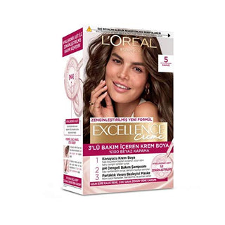 L'Oréal Paris Excellence Creme Hair Dye - 100% Grey Coverage, Hyaluronic Acid, Long-Lasting Color L'Oréal Paris Excellence Creme Hair Dye - 100% Grey Coverage hair dye, permanent hair color, hyaluronic acid hair dye, grey hair coverage, at-home hair coloring, L'Oréal Paris, Excellence Creme, hair care, beauty products, cosmetics, hair coloring, grey coverage, long-lasting color, nourishing hair dye