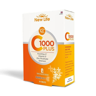 new life c 1000 plus immune support tablets, bottle of new life c 1000 tablets New Life C 1000 Plus 30 Tablets - Immune Support New Life C 1000 Plus - Immune Support Tablets | 30 Count new-life, vitamin-c, immune-support, multivitamin, adults, health-supplement, antioxidants, selenium, zinc, ai-generated