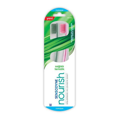 Sensodyne: Gentle & Healthy White Toothbrush - Soft Bristles, Tapered Design for Sensitive Teeth & Gums - Eco-Friendly, 