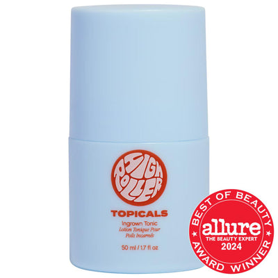High Roller - Ingrown Hair Serum with AHA & BHA for Sensitive Skin - Soothe Irritation, Reduce Bumps & Dark Spots - Vega