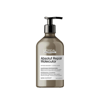 L'Oreal Professionnel Paris Serie Expert Absolut Repair Molecular Shampoo for Damaged Hair - 500ml L'Oreal Paris Absolut Repair Shampoo - Repair Damaged Hair L'Oreal Professionnel Paris, Serie Expert Absolut Repair Molecular, Damaged hair shampoo, Repairing shampoo, Professional hair care, Hair repair, Healthy hair, Advanced hair care technology, 500ml shampoo, Hair care for damaged hair