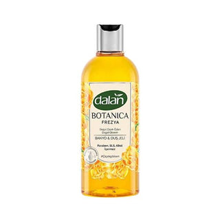Dalan Botanica Frezya Natural Shower Gel, 16.91 fl oz - Gentle Floral Fragrance Body Wash, Paraben-free & SLS-free Dalan Botanica Frezya Natural Shower Gel - Gentle & Chemical-Free Natural Shower Gel, Floral Fragrance Body Wash, Glycerin Shower Gel, Paraben-free Personal Care, SLS-free Body Cleanser, gentle body wash, natural personal care products, sensitive skin care, chemical-free cosmetics, luxurious shower experience